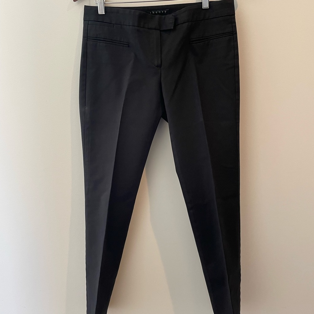 Theory cropped cotton pants